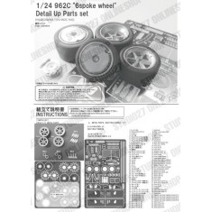1/24 962C Mesh Detail Up Parts set for Hasegawa kits
