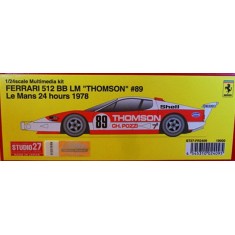 1/24 Ferrari 512BB LM "Thomson" #89 Le Mans 24 Hours 1978