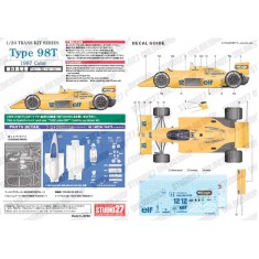 1/20 Lotus Type 98T 1987 livery Conversion set for Tamiya kits