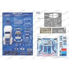 1/24 935 #40 LM 1976 Conversion set for Tamiya kits