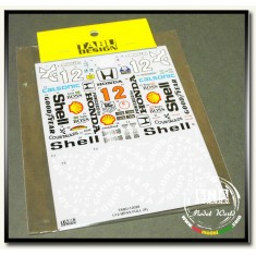 1/12 MP4/6 Full Sponsors for Tamiya kit