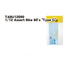 1/12 Assorted 1980s Motorcycles Type G Decal