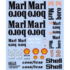1/20 MP4/7 Option Decal for Tamiya #20035/25171