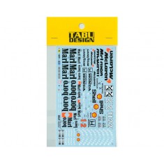 1/20 McLaren MP4/7 Full Sponsor Decal for Tamiya kits