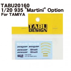 1/20 Porsche 935 Martini Option Decals for Tamiya Kit