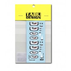 1/43 McLaren MP4/19 Sponsor 'West' Decal