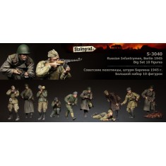 1/35 Russian Infantrymen, Berlin 1945 (Big Set - 10 figures)