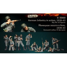 1/35 German Infantry in Action 1939-1943 (Big Set - 10 figures)