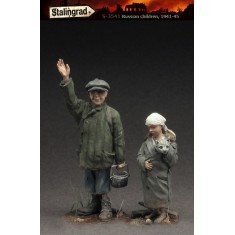 1/35 WWII Russian Children 1941-1945 (2 figures)