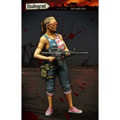 1/35 Girl with Gun (Post-Ap)