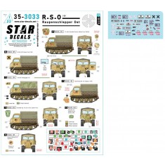 1/35 R.S.O. / 01 Decal - Steyr Raupenschlepper Ost