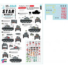 1/35 PzKpfw 38(t) Praga Decal - PzKpfw 38(t) Ausf C/D, Ausf D/E and Ausf G.