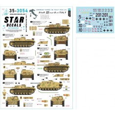1/35 German StuG Units Italy 1943-45 Decal for StuG III G StuG IV StuH 42