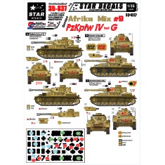 1/35 Decals for German Afrika Mix #9 - Pz.Kpfw.IV Ausf.G 