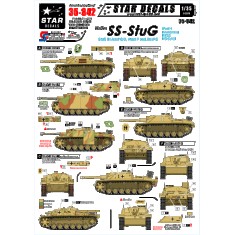 1/35 Decals for Waffen SS StuG #1 - StuG III Ausf.C/D / Ausf F / Ausf G