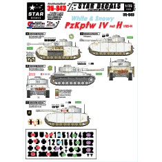1/35 Decals for White and Snowy Pz.Kpfw.IV Ausf.H 1943-1944