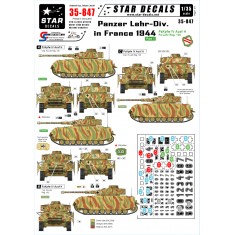 1/35 Decals for Panzer Lehr-Division in France 1944 #1 - Pz.Kpfw.IV Ausf.H Pz-Lehr Reg.130