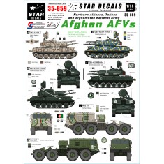1/35 Decals for Northern Alliance/Taliban/Afghanistan National Army Afghan AFVs