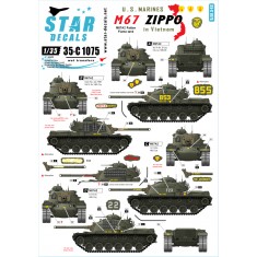1/35 Decals for US Marines M67 Zippo