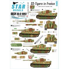 Decals for 1/35 SS-Tigers in France Vol.4 - 2.Kompanie s.SS PzAbt 102 Normandy 1944