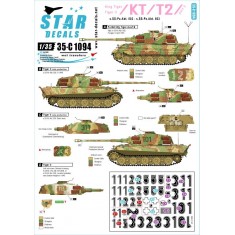Decals for 1/35 KT/T2 King Tiger/Tiger II Vol.2 -s.SS PzAbt 502/503 (Ost Front/Berlin)