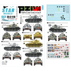 Decals for 1/35 Waffen-SS PzKpfw IV F2/G
