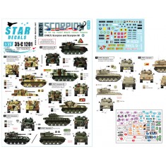 Decals for 1/35 CVR(T) Scorpion #1 NZ, Iran, Iraq, Thailand, MY, Indonesia, Philippines