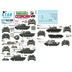 Decals for 1/35 War in Caucasus #2 - Abkhaz-Georgian War 1992-93 T-55/T-55M/T-55A/T-55AM