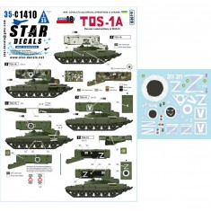 1/35 TOS-1A Rocket Artillery Decals - Russian Forces, War in Ukraine #18 (2022-23)