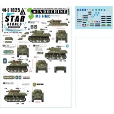 1/35 Indochine Decal #2 - French M8 75mm HMC