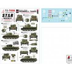 1/72 British and Polish Cromwell Decal - 1st Polish Arm. Div, 4th CLY, 2nd Northants Yeo.