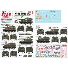 Decals for 1/72 Big Guns in Vietnam - US M108 & M109 155mm SP Howitzers