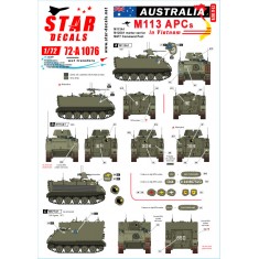 1/72 Australia in Vietnam # 2. Aussie M113 APCs. M113A1, M125A1 and M577 Command Post