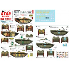 Decals for 1/72 US Pacific Battles - Iwo Jima. USMC LVT-4 Amtracks