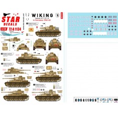 Decals for 1/72 Wiking # 6. Pz IV F, Pz IV F2 and Pz IV G in Caucasus 1942-43.