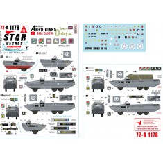 1/72 D-Day DUKW British Amphibians Decal #3. 101 Coy (GT) and 377 Coy (GT)