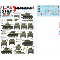 1/35 Indochine Decal #4 - French M5A1 Stuart Early and Late Turrets