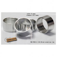 1/24 20inch Aluminium Rims (E) (12mmx23.2mm, 4pcs)