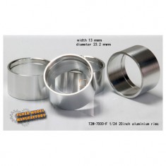 1/24 20inch Aluminium Rims (F) (13mmx23.2mm, 4pcs)