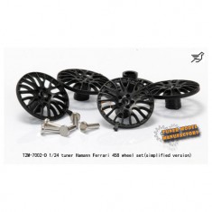 1/24 Tuner Hamann Ferrari 458 Wheel Set (Simplified) for Fujimi kit