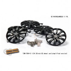 1/24 20inch OZ Michelangelo II PL Wheels set (Simplified Version)