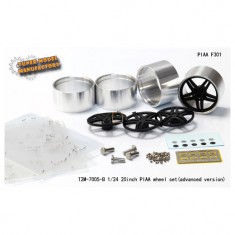 1/24 20inch PIAA F301 Wheels set (Advanced Version)