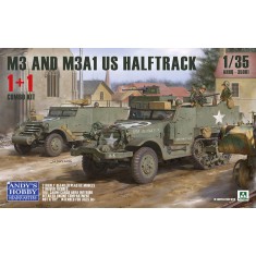1/35 WWII US M3 / M3A1 Halftrack Double Combo