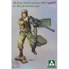 1/16 WWII US Army Tank Crewman with .50 cal Machine Gun [Limited edition]