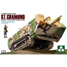 1/35 French Heavy Tank St.Chamond Early Type with Iron Mask Man