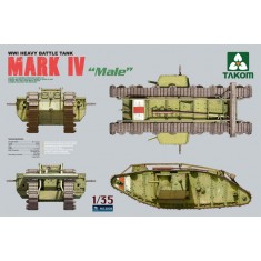 1/35 WWI Heavy Battle Tank Mark IV "Male"
