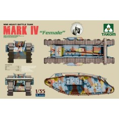 1/35 WWI Heavy Battle Tank Mark IV "Female"