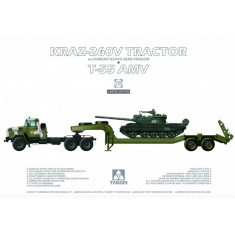 1/35 KraZ-260V Tractor with ChMZAP-5247Gb Semi-Trailer and T-55 AMV [Limited Edition]