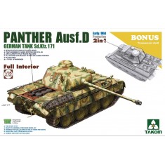1/35 WWII German SdKfz.171 Panther Ausf.D Early/Mid w/Full Interior [2in1]