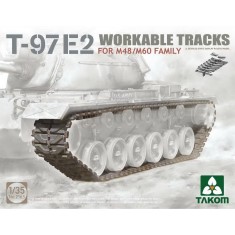 1/35 T-97 E2 Workable Tracks for M48/M60 Family